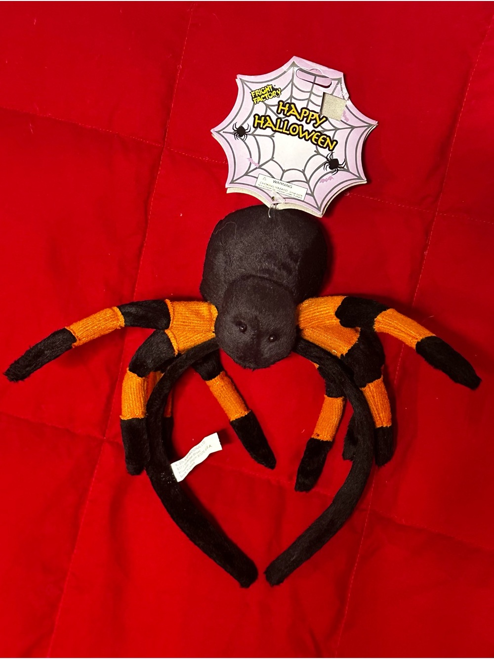Fright Factory spider headband or Halloween costume Hair accessory